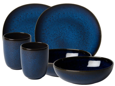 like Villeroy & Boch Lave bleu Frühstücksset 6tlg Freisteller