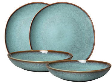 like. by Villeroy & Boch Lave glace Tafelset 4tlg