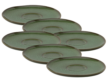 like Villeroy & Boch Lave vert Kaffee-Untertasse 15cm Set6 Freisteller