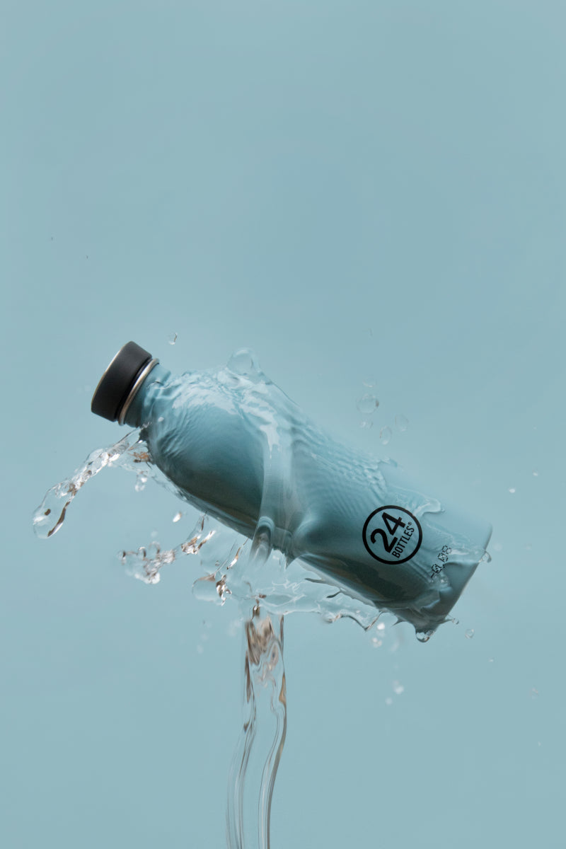 24Bottles Urban Bottle Powder Blue 500ml Lifestyle 1