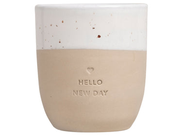 Eulenschnitt Becher Hello New Day 320ml Freisteller 1