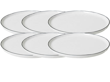 Broste Copenhagen SALT Dessertteller 22cm Set6