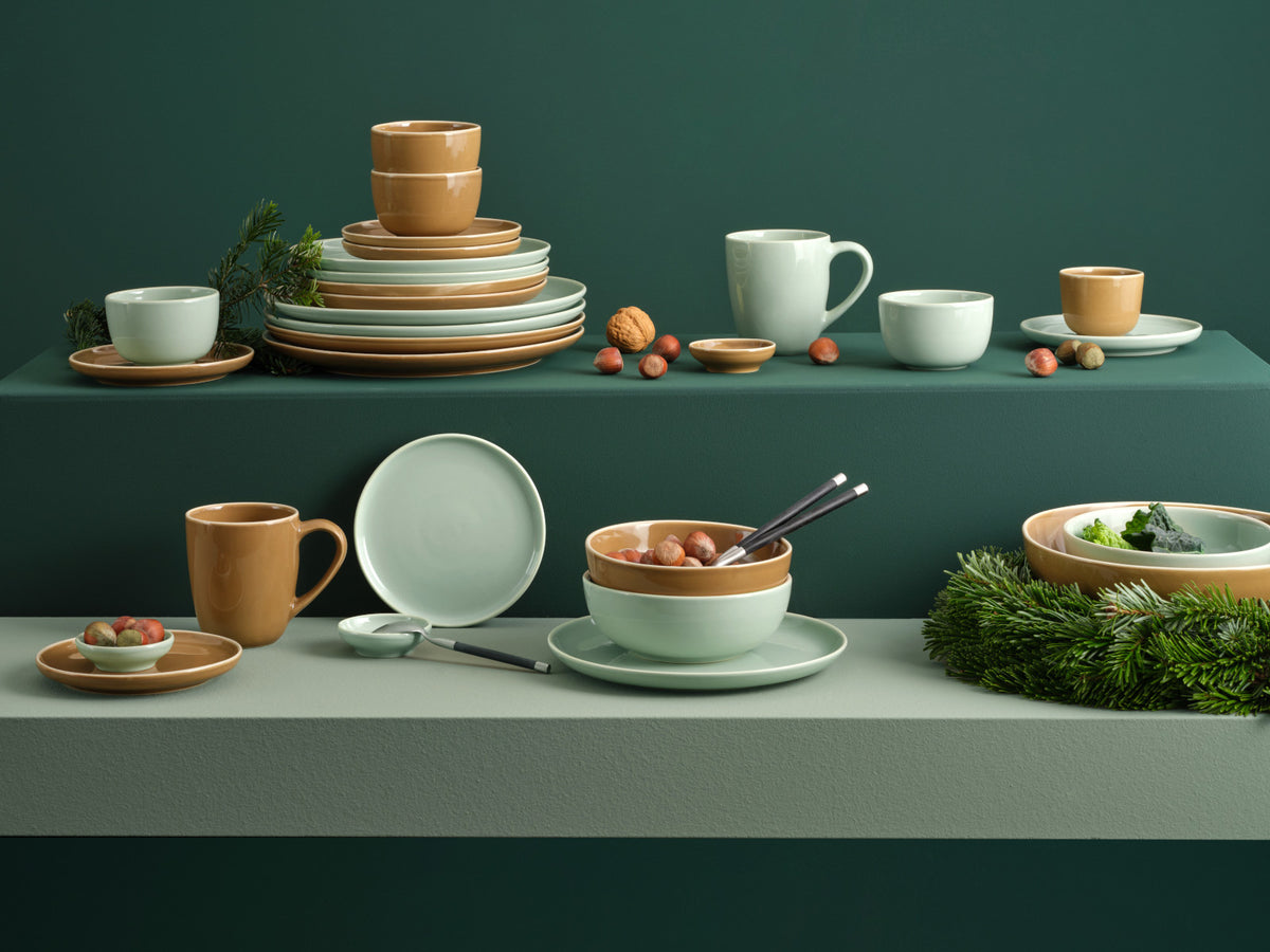 ASA semana Dessertteller mocha Ø 21 cm Lifestyle 3