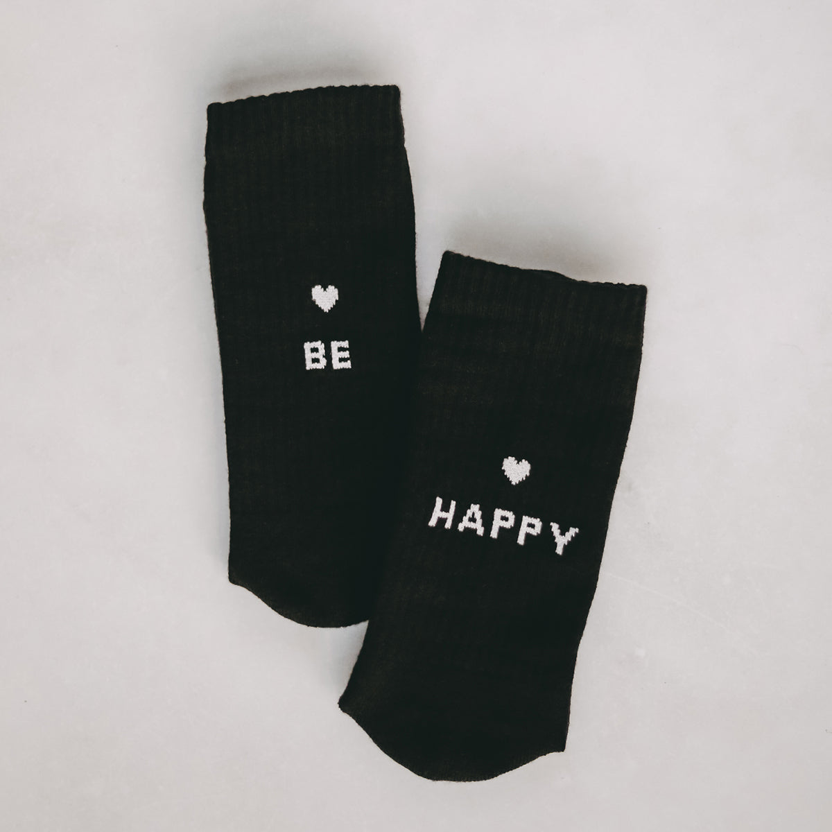Eulenschnitt Socken be happy schwarz S Gr.35-38 Lifestyle 1