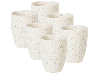Broste Copenhagen NORDIC VANILLA Becher ohne Henkel 0,25l Set6 Freisteller