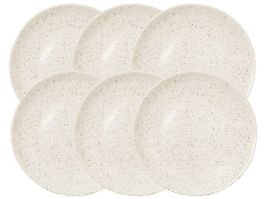 Broste Copenhagen NORDIC VANILLA Dessertteller 20cm Set6 Freisteller