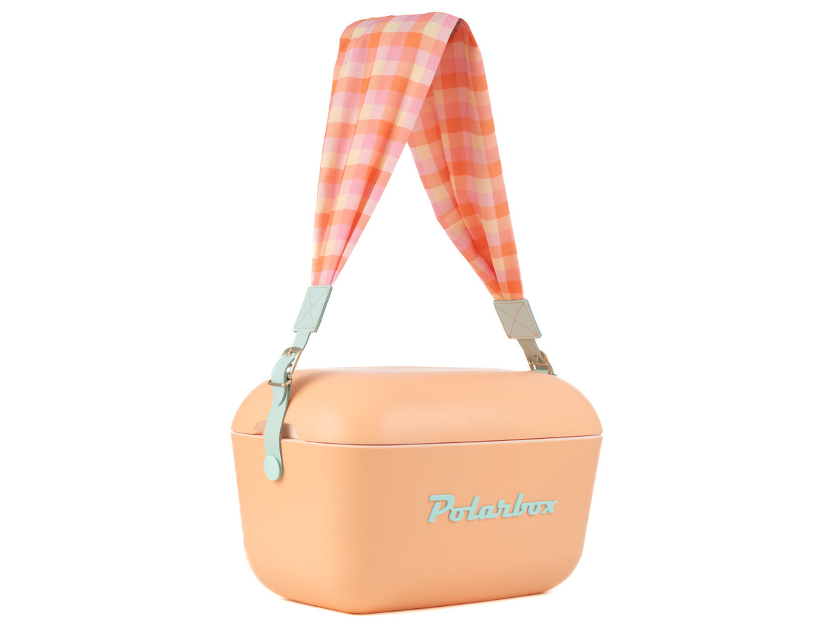 Polarbox straps vichy check cyan Freisteller 2
