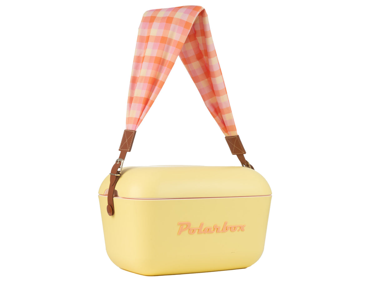 polarbox straps vichy check brown freisteller 2