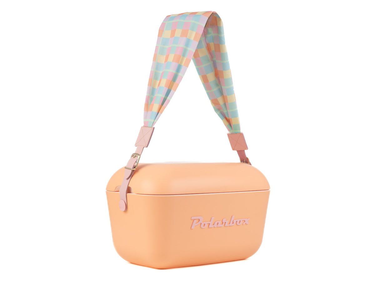 Polarbox straps vichy pop pink Freisteller 2