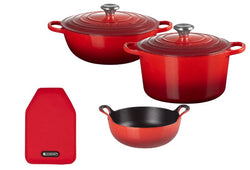 Le Creuset kirschrot Gratisgeschenke