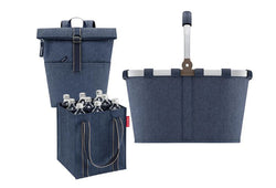 reisenthel herringbone dark blue