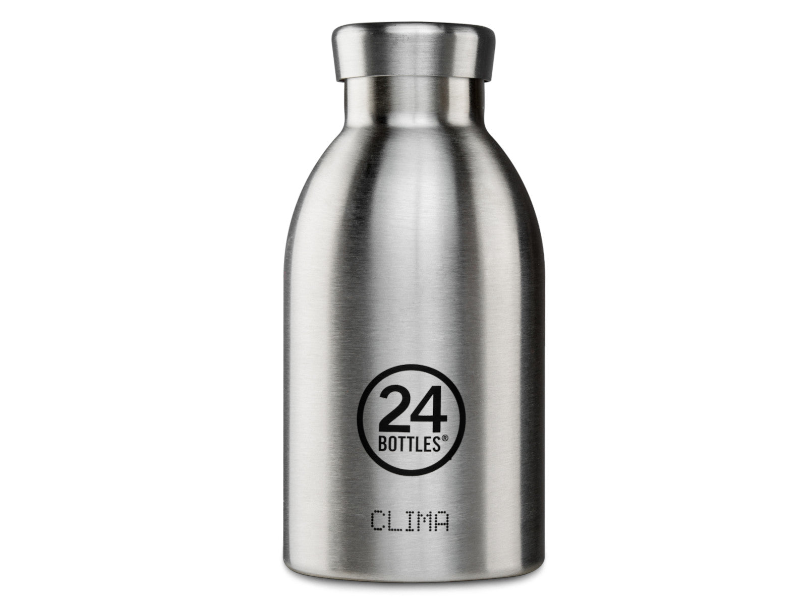 24Bottles Clima Bottle Brushed Steel 330ml Freisteller 1