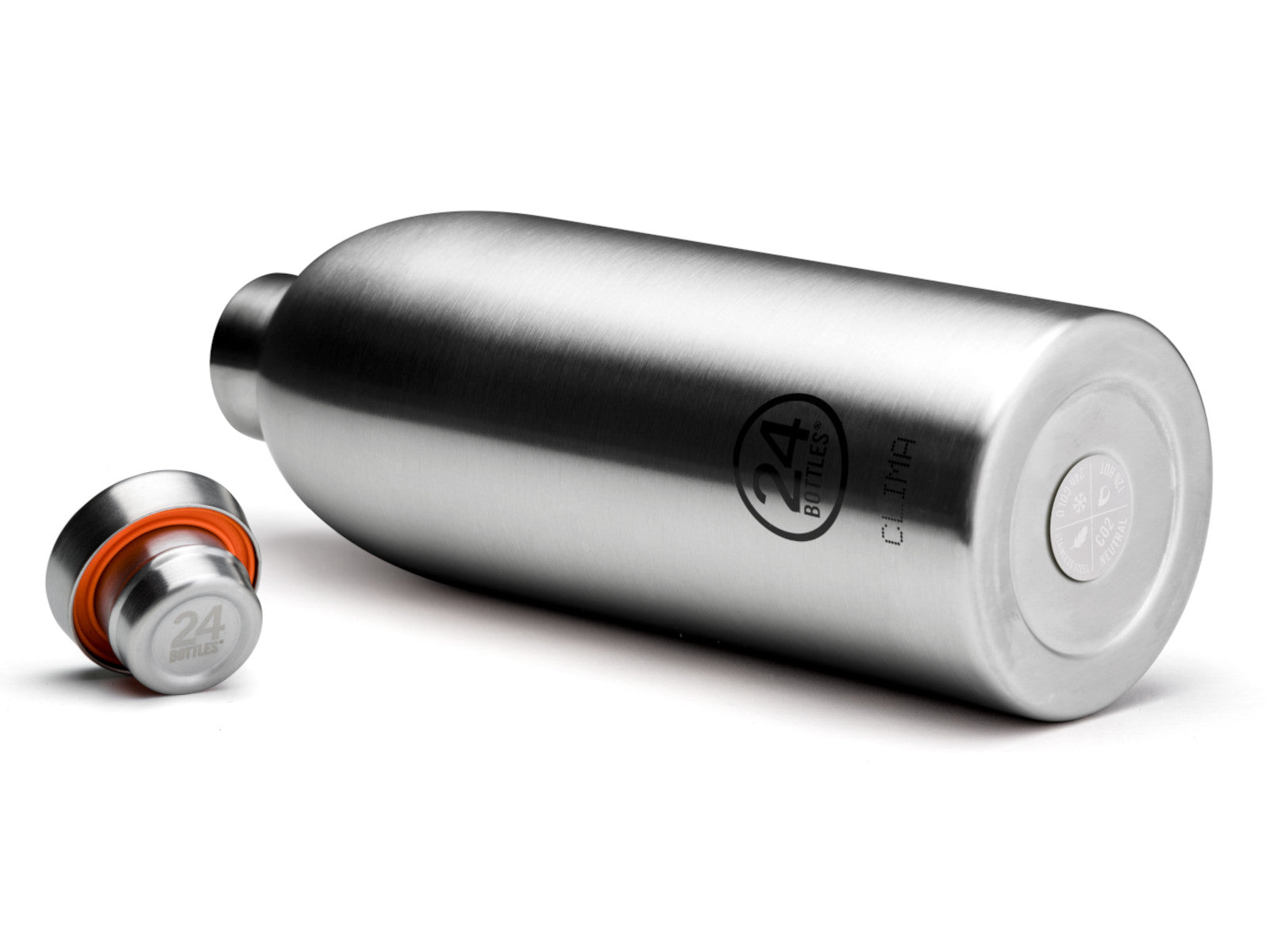 24Bottles Clima Bottle Brushed Steel 850ml Freisteller 3