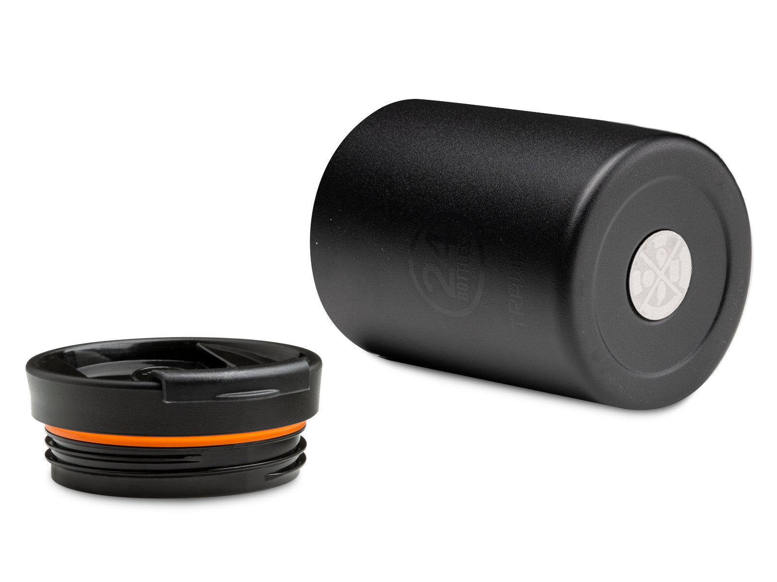 24Bottles Travel Tumbler Stone Tuxedo Black 350ml Freisteller 2