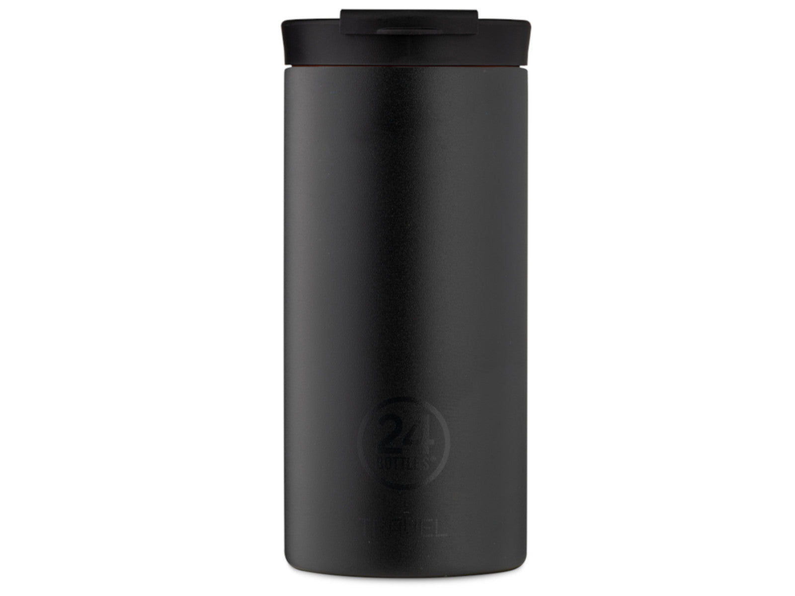 24Bottles Travel Tumbler Stone Tuxedo Black 600ml Freisteller 1