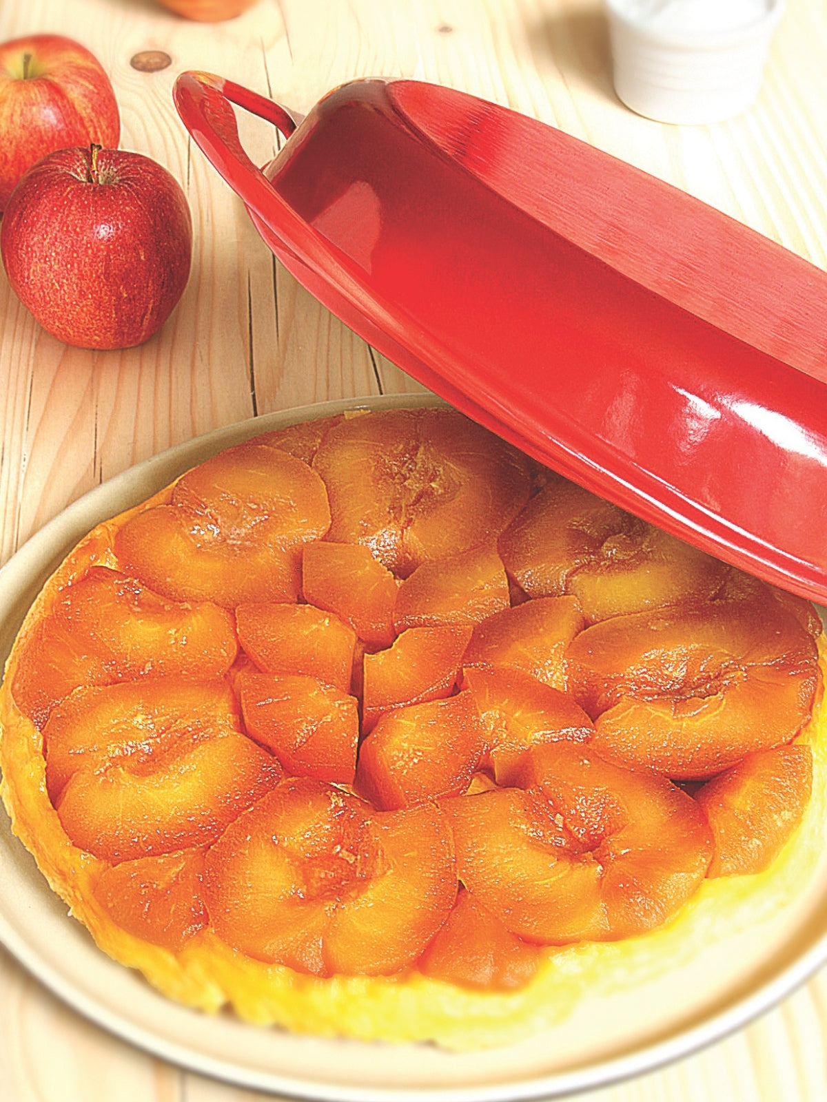Le Creuset Backform Tradition rund kirschrot 25cm - Produktbild 3