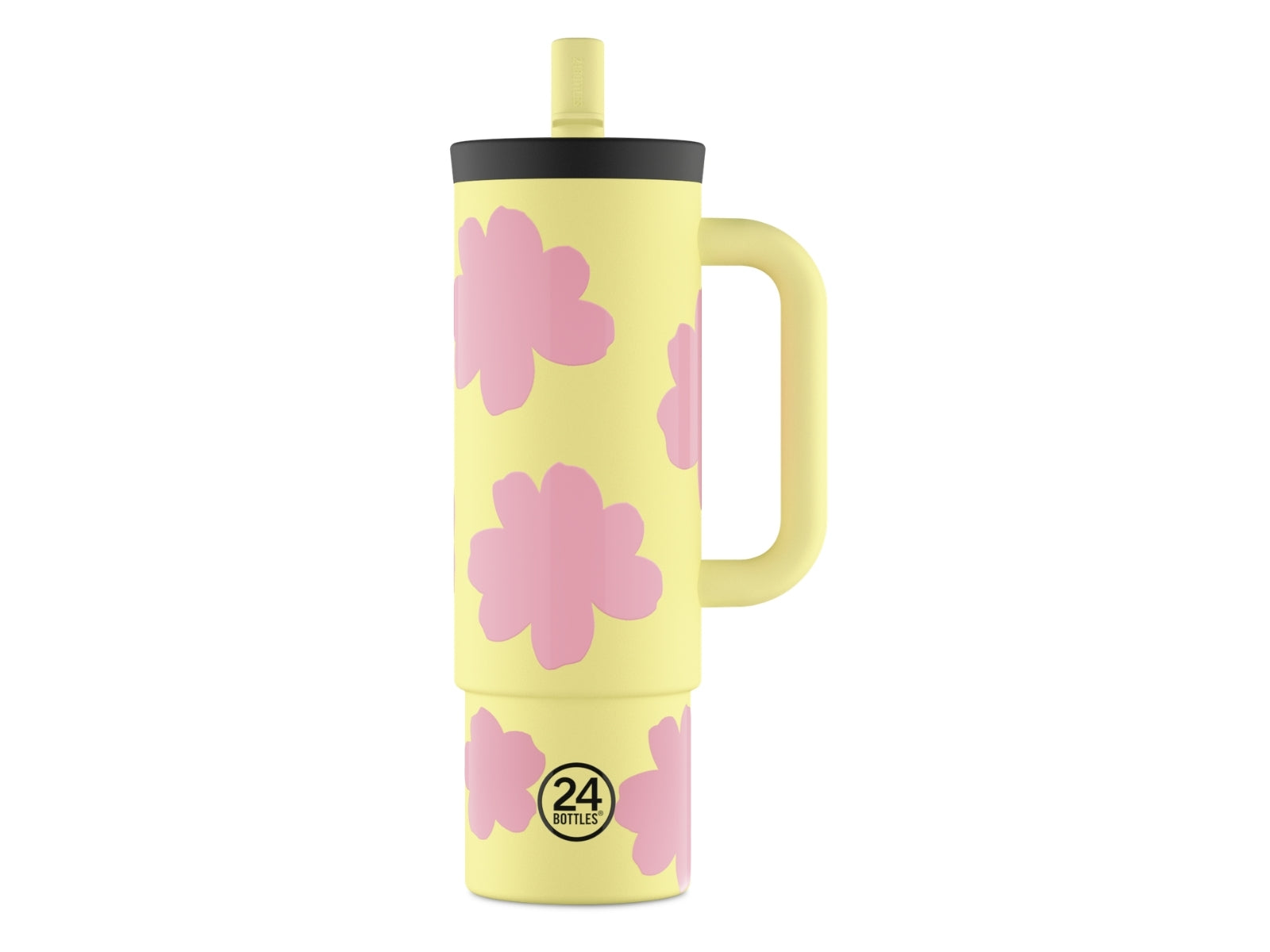 24Bottles Straw Cup Daydreaming Yellow 800ml - Produktbild 1