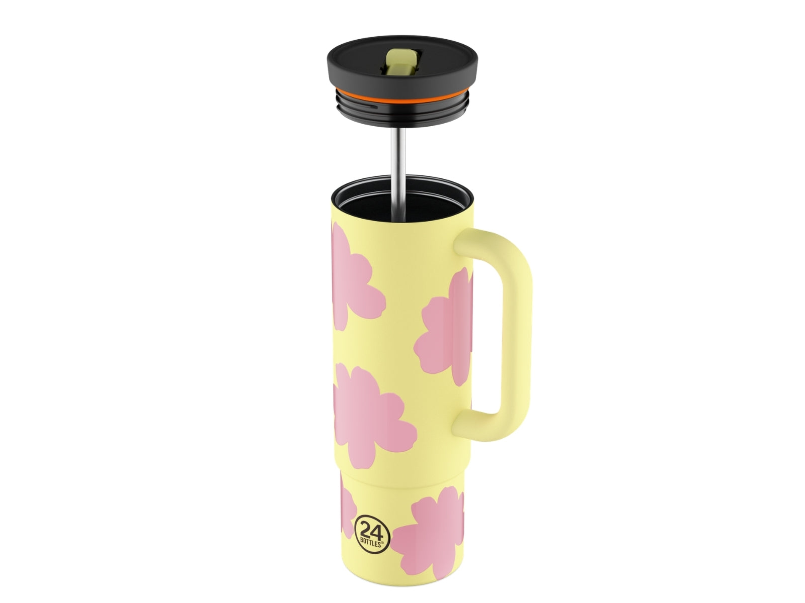 24Bottles Straw Cup Daydreaming Yellow 800ml - Produktbild 2