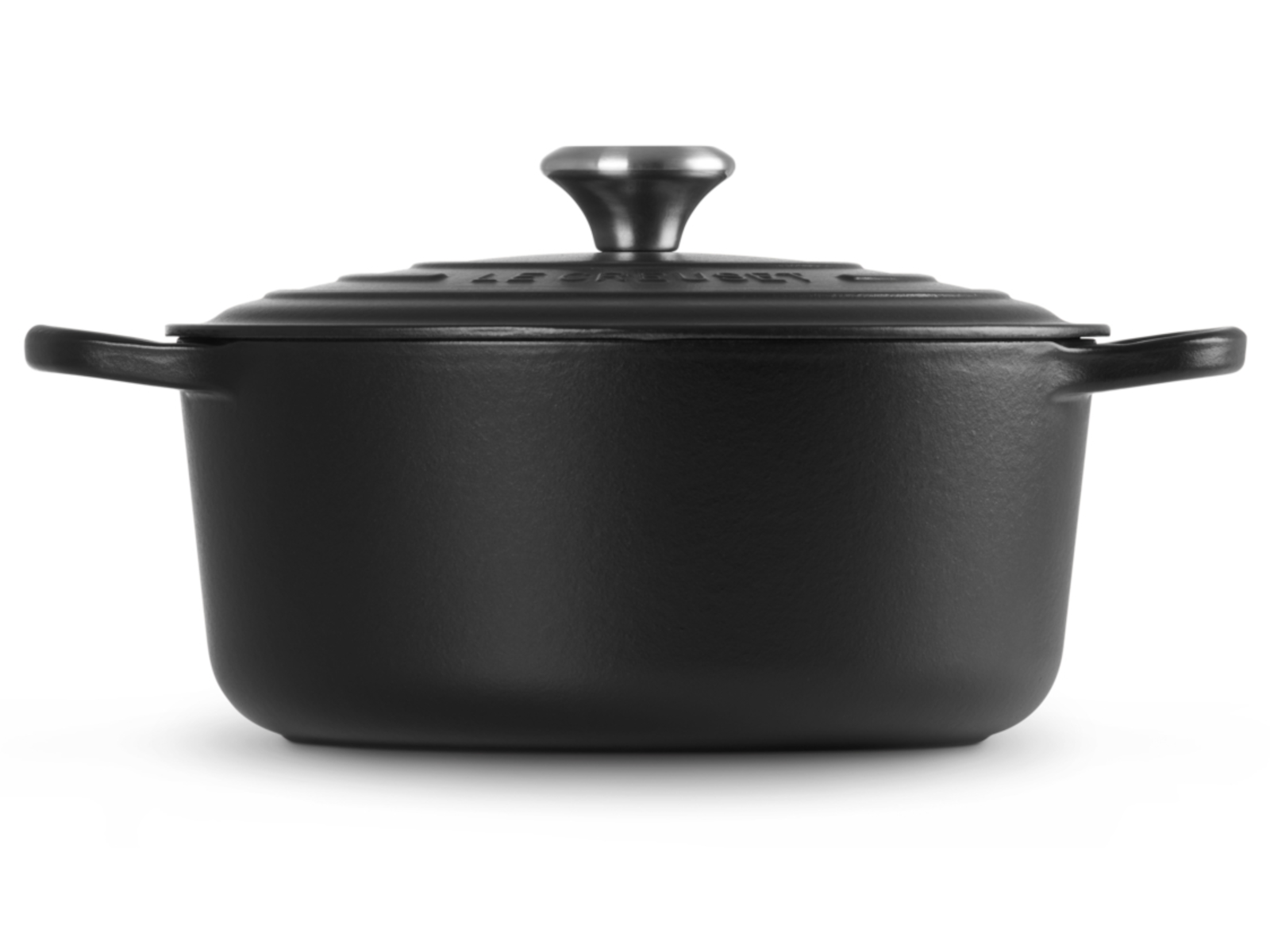 Le Creuset Bräter Signature rund schwarz 26cm Freisteller 2