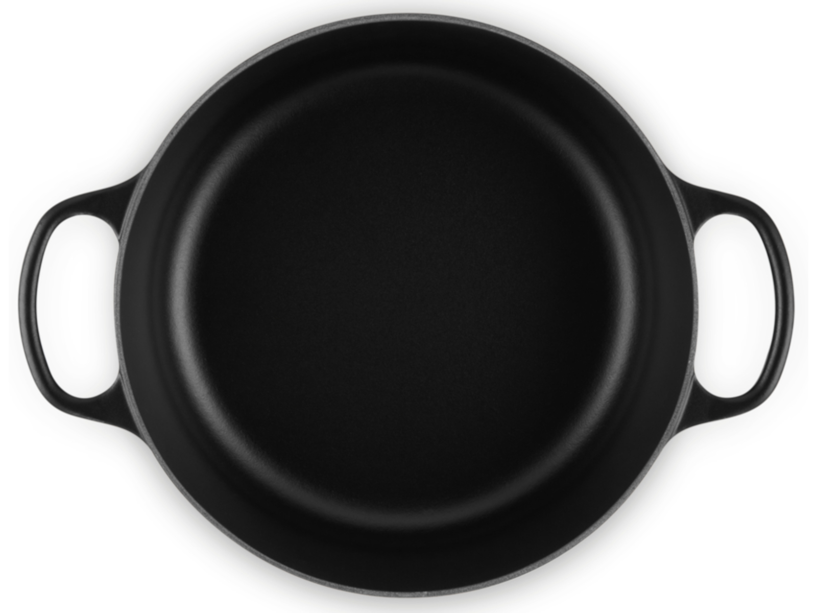 Le Creuset Bräter Signature rund schwarz 26cm Freisteller 5