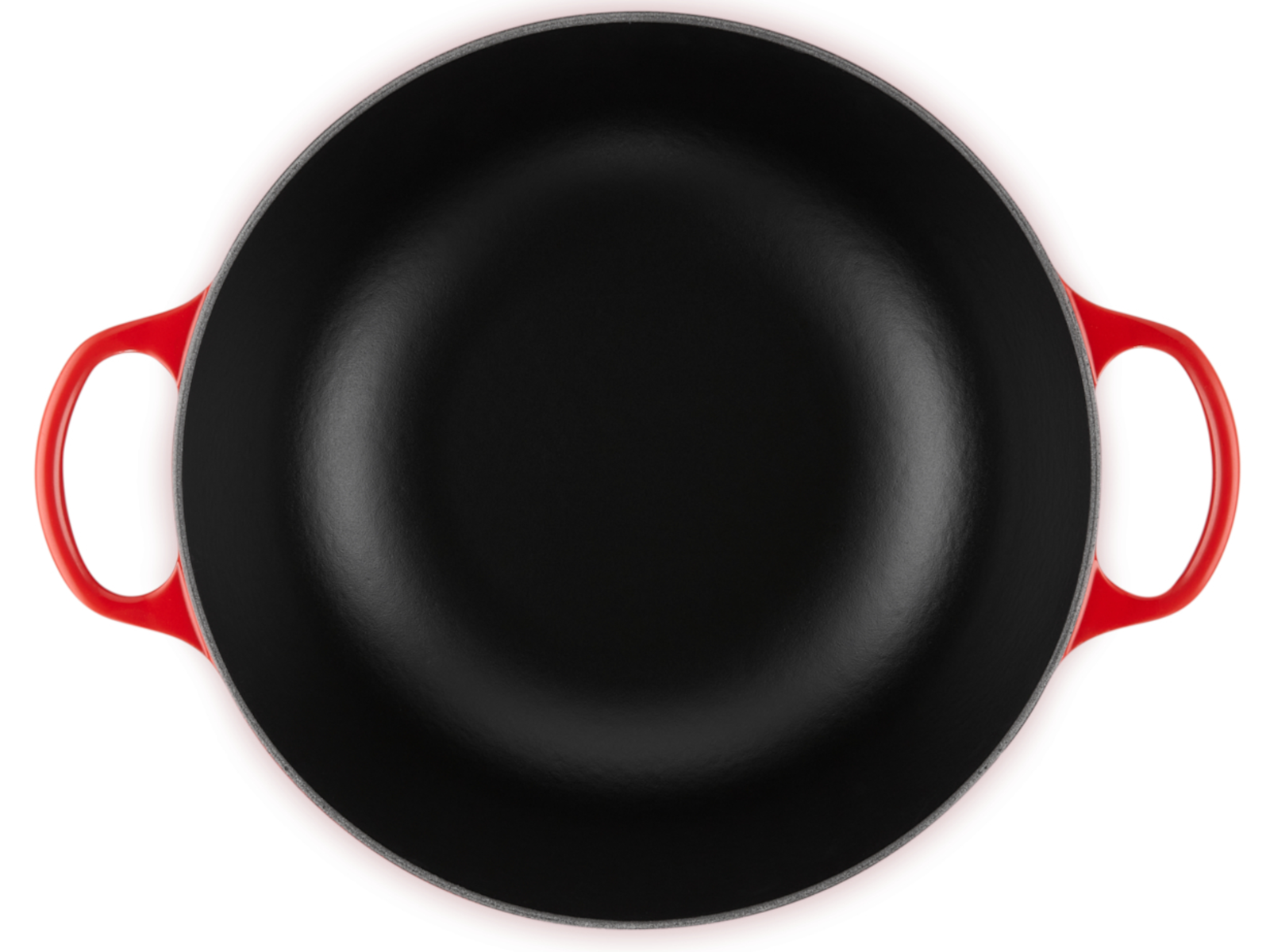 Le Creuset Bräter La Marmite Signature rund kirschrot 28cm Freisteller 5