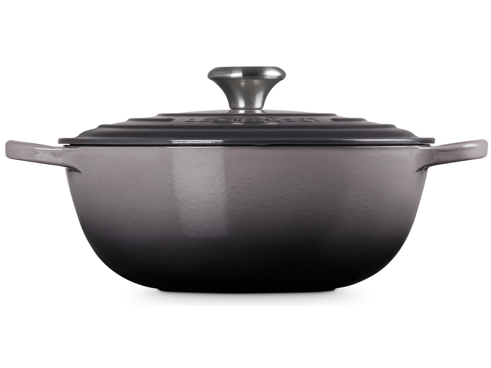 Le Creuset Bräter La Marmite Signature rund flint 27,5cm Freisteller 2