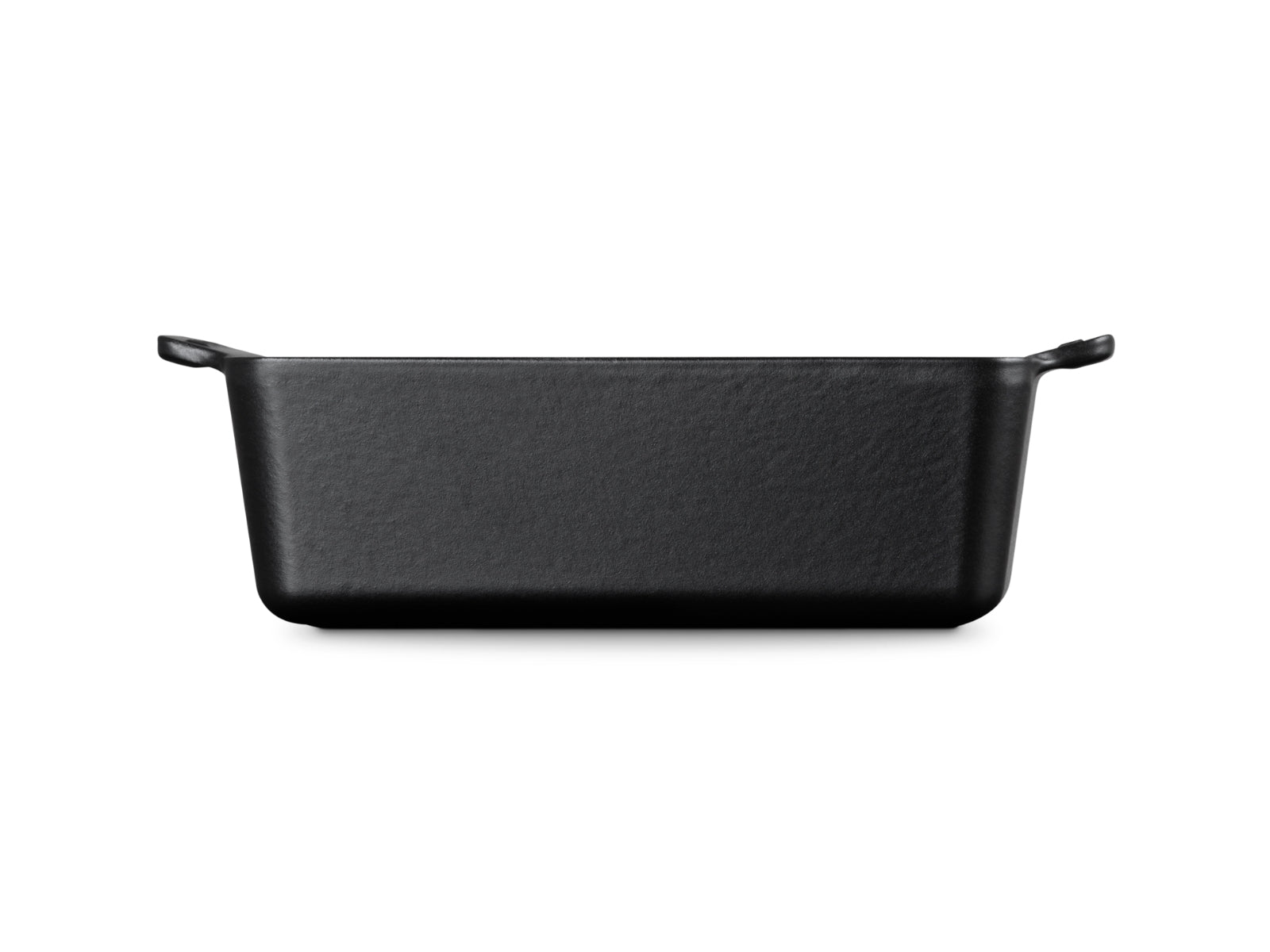 Le Creuset Backform Signature rechteckig schwarz matt 23cm - Produktbild 3