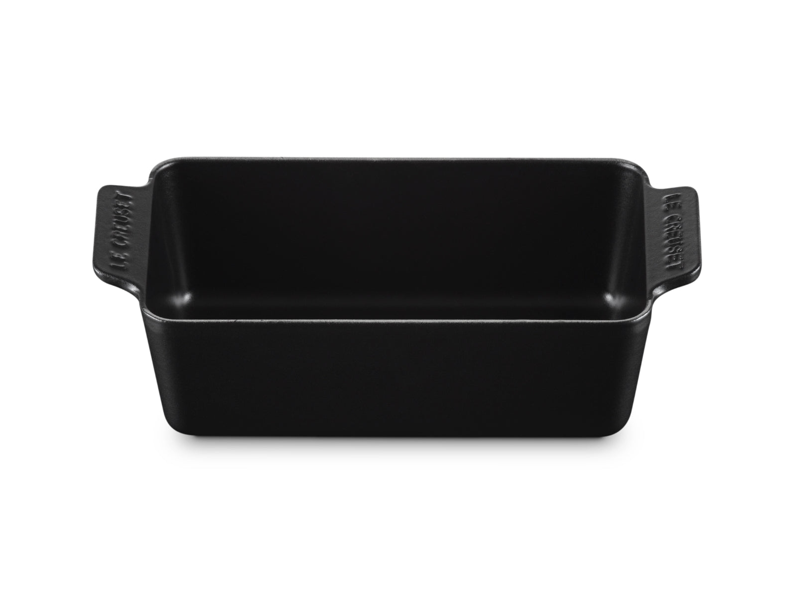 Le Creuset Backform Signature rechteckig schwarz matt 23cm - Produktbild 2