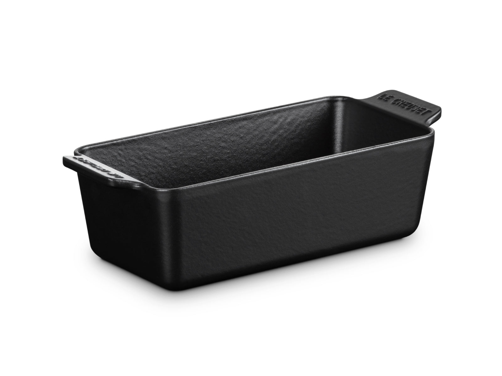 Le Creuset Backform Signature rechteckig schwarz matt 23cm - Produktbild 4
