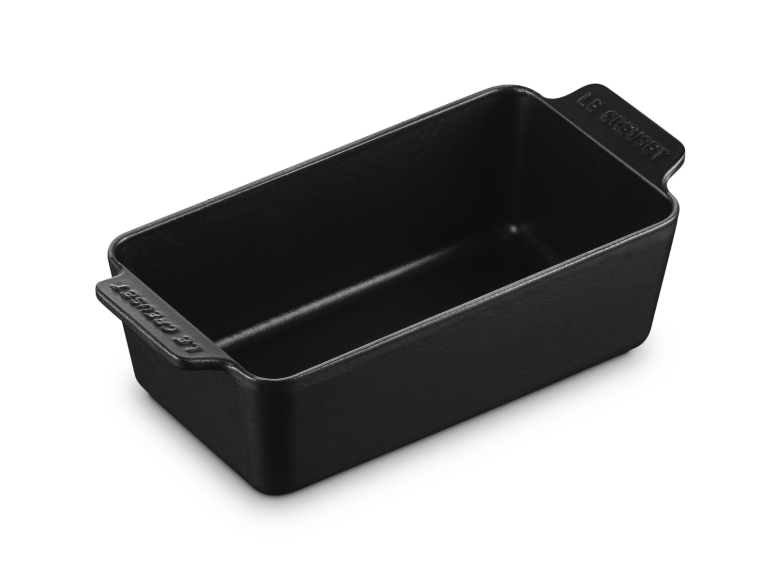 Le Creuset Backform Signature rechteckig schwarz matt 23cm - Produktbild 5