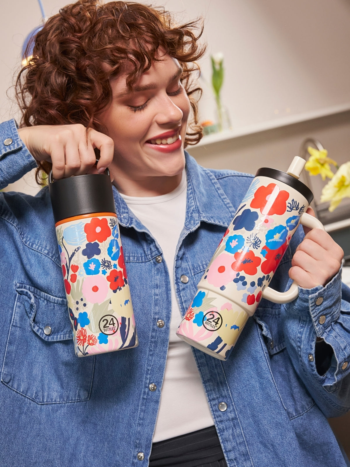 24Bottles Straw Cup Domenica 800ml - Produktbild 2