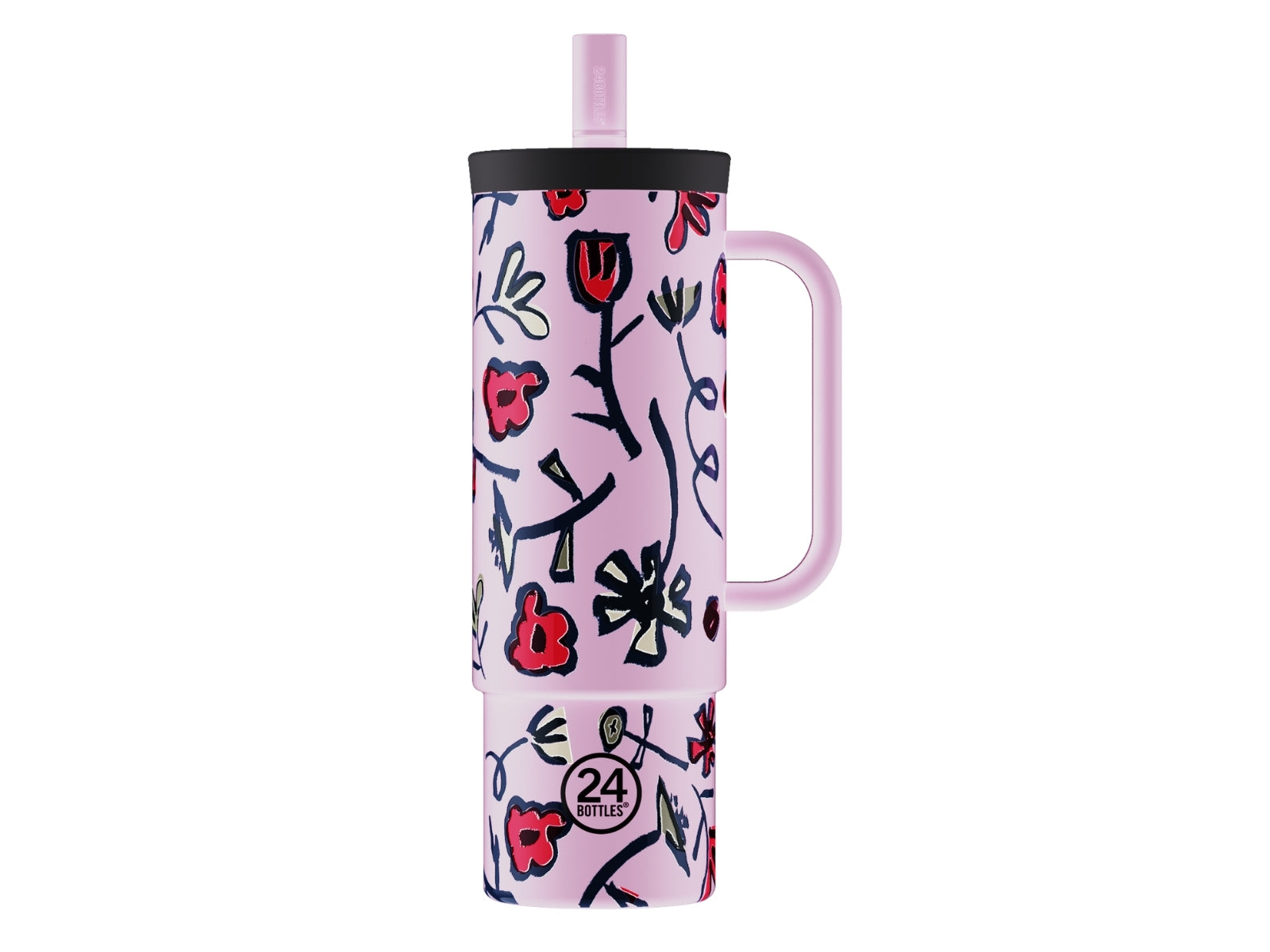 24Bottles Straw Cup Fiore Di Campo 800ml - Produktbild 1