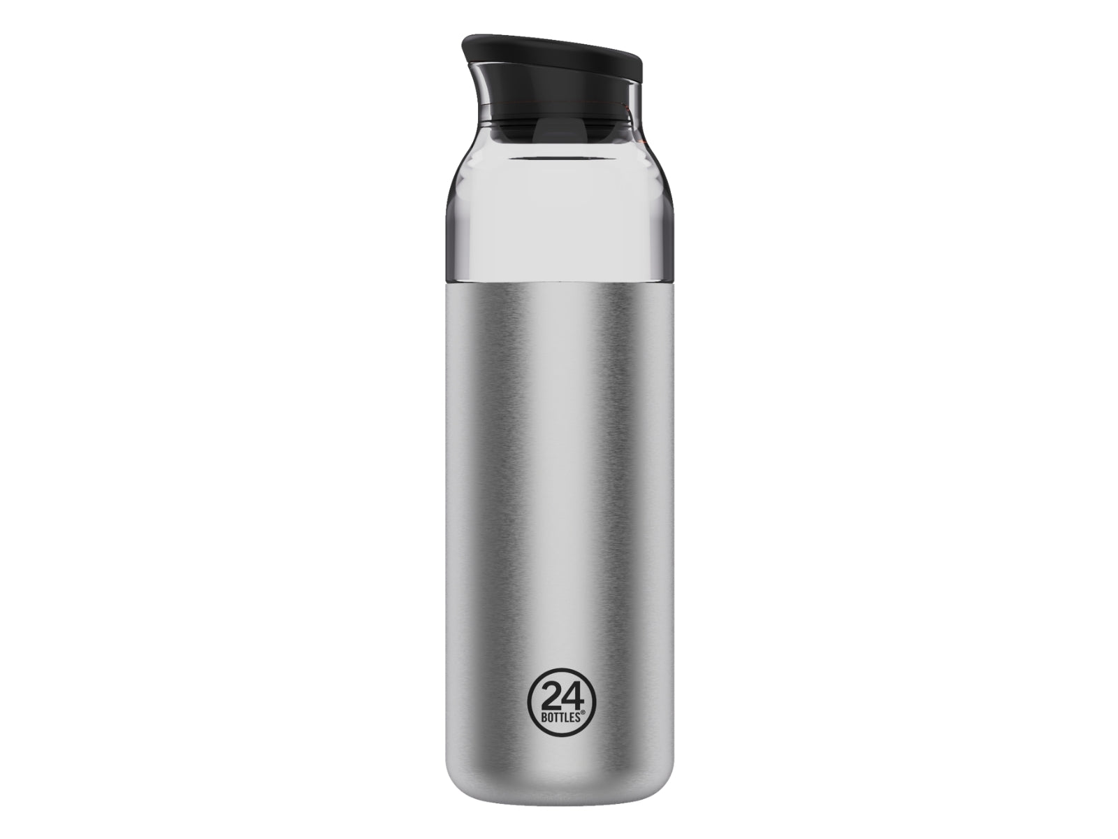 24Bottles Casa Carafe Brushed Steel 1000ml - Produktbild 1