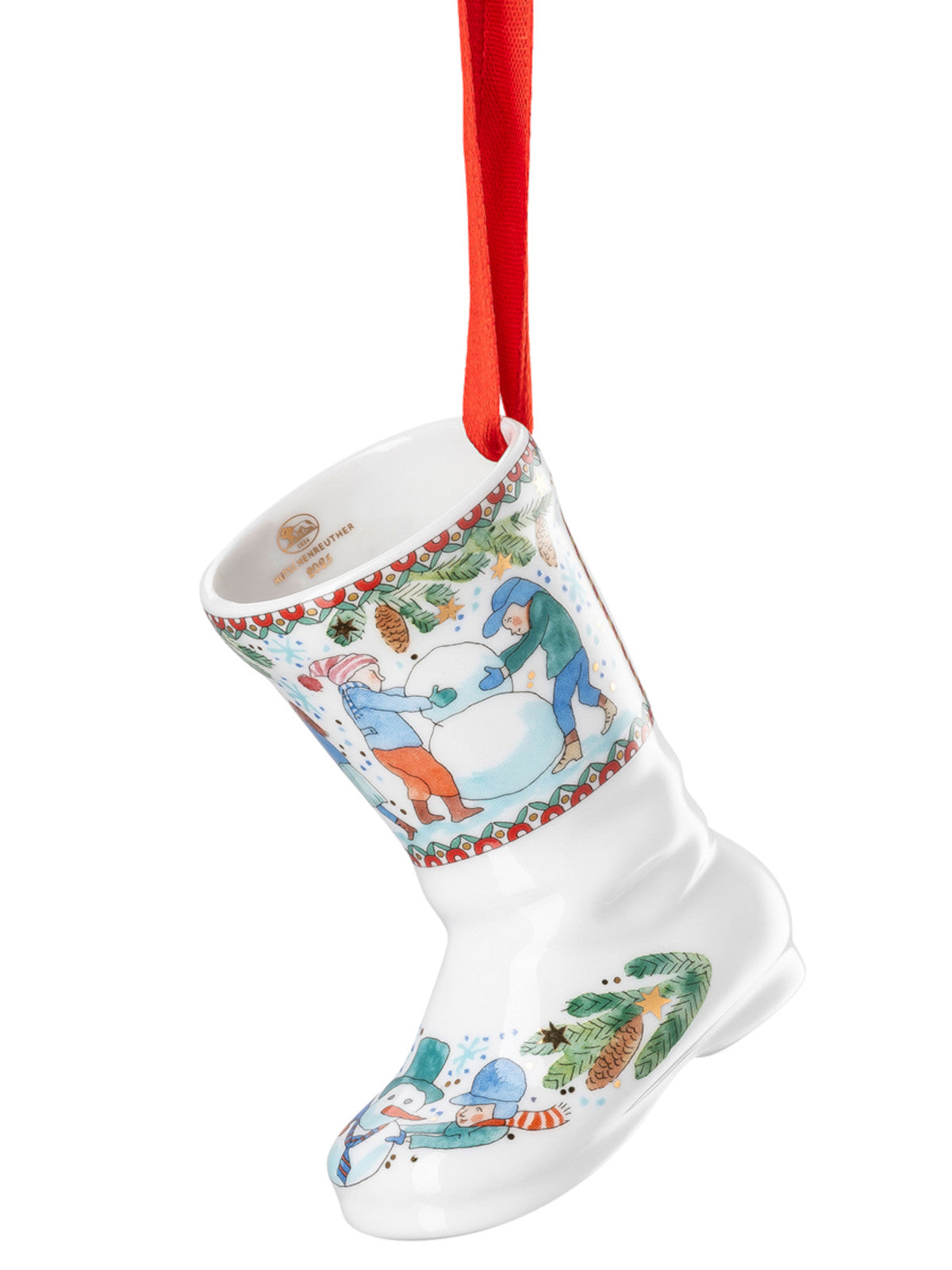 Hutschenreuther Porzellanstiefel Weihnachtsstiefel 2025 Freisteller 1