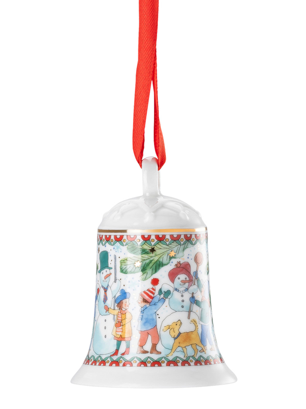 Hutschenreuther Porzellanglocke Weihnachtsglocke 2025 Freisteller 2