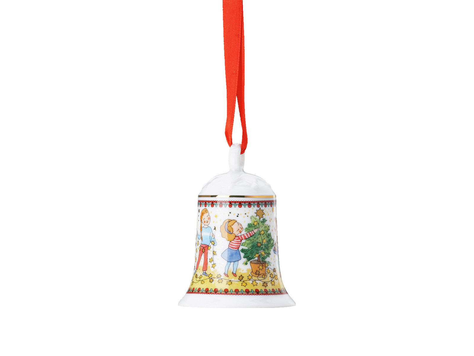 Hutschenreuther Sammelserie 2024 Weihnachtsleuchten Porzellanglocke Freisteller1