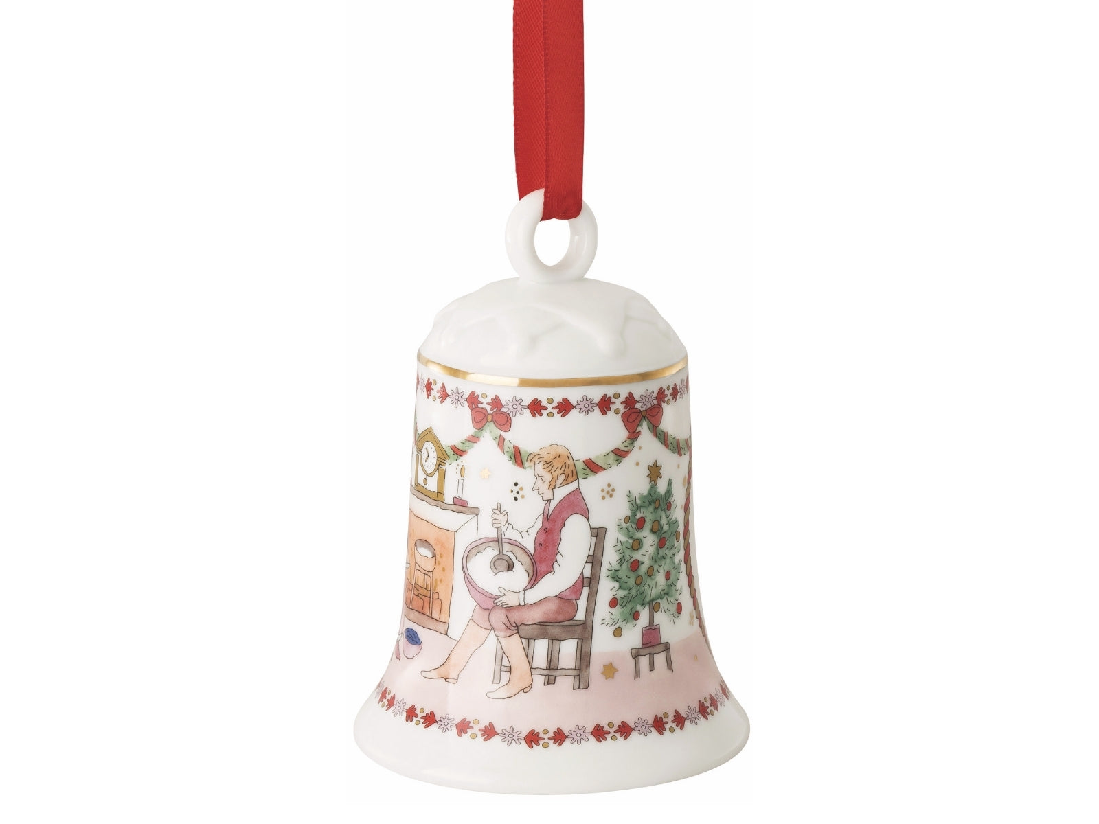 Hutschenreuther 2026 Weihnachtsschmaus Porzellanglocke 12cm - Produktbild 3