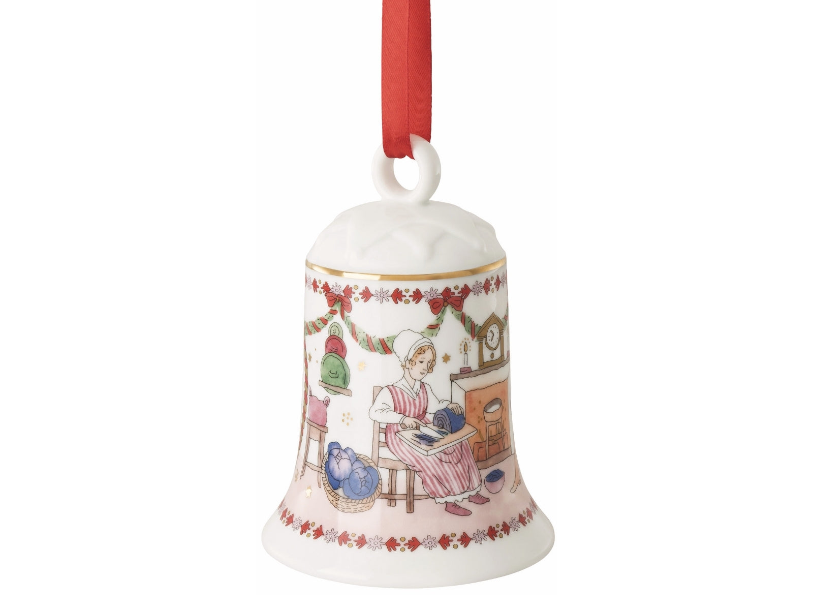 Hutschenreuther 2026 Weihnachtsschmaus Porzellanglocke 12cm