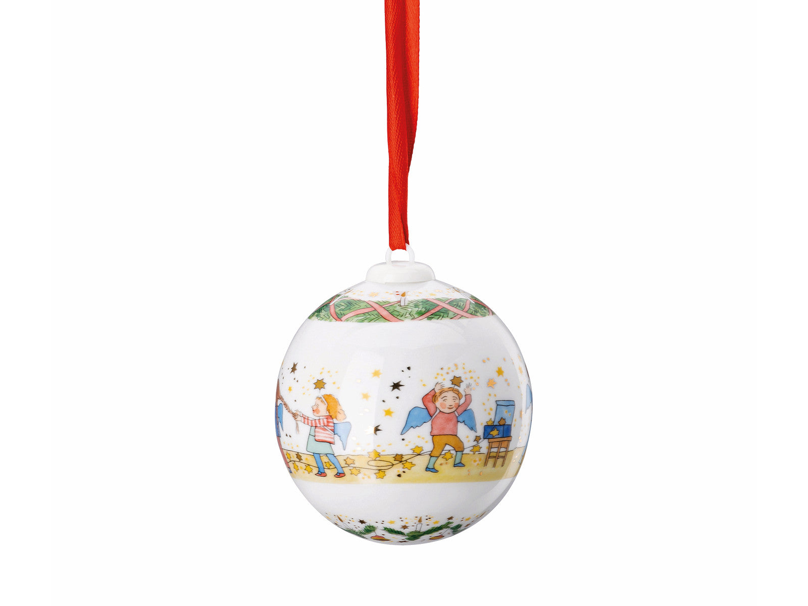 Hutschenreuther Porzellankugel Weihnachtskugel 2024 Freisteller2