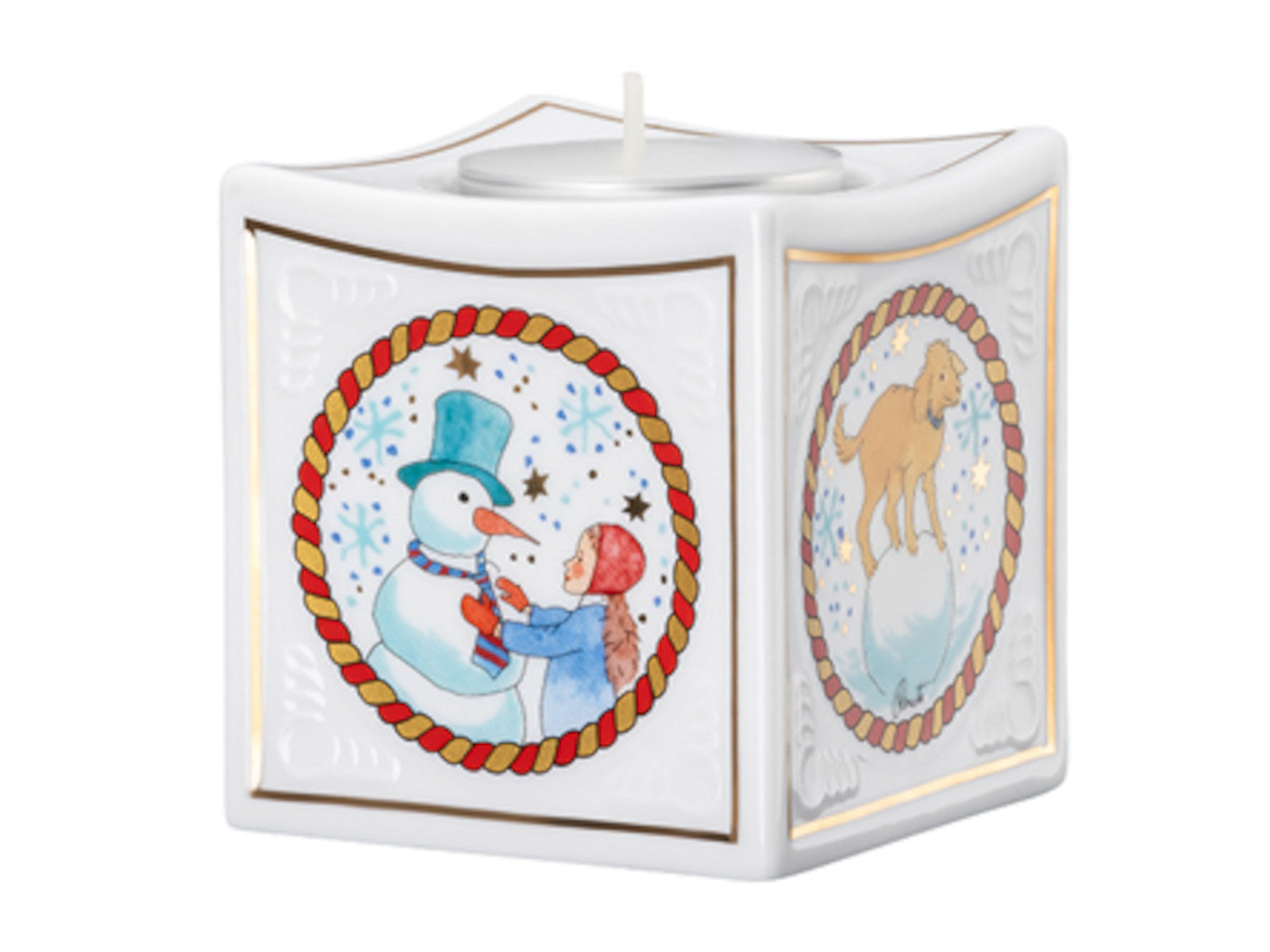 Hutschenreuther Sammelkollektion 2025 Weihnachtsspiele Porzellanlicht Freisteller 2