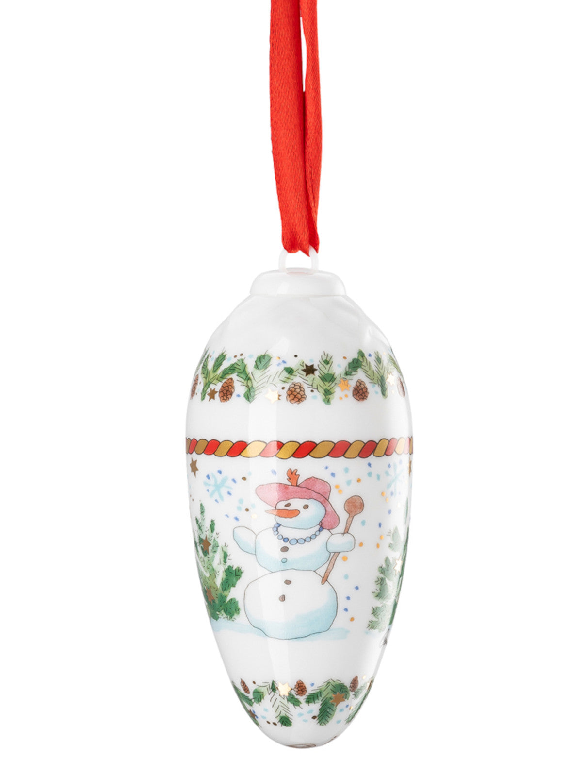 Hutschenreuther Porzellanzapfen Weihnachtszapfen 2025 Freisteller 2