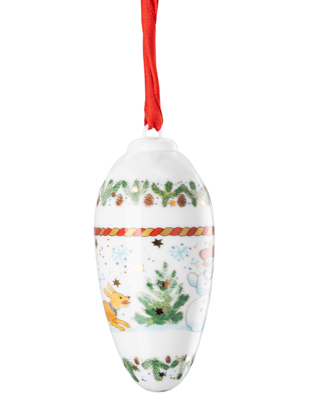 Hutschenreuther Porzellanzapfen Weihnachtszapfen 2025 Freisteller 3