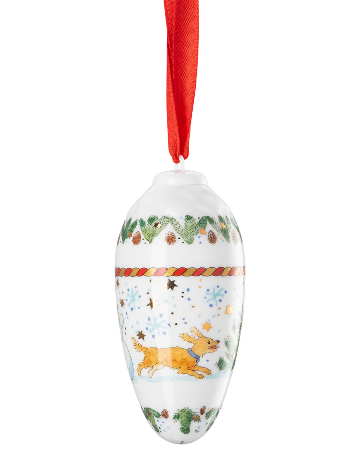 Hutschenreuther Porzellanzapfen Weihnachtszapfen 2025 Freisteller 1