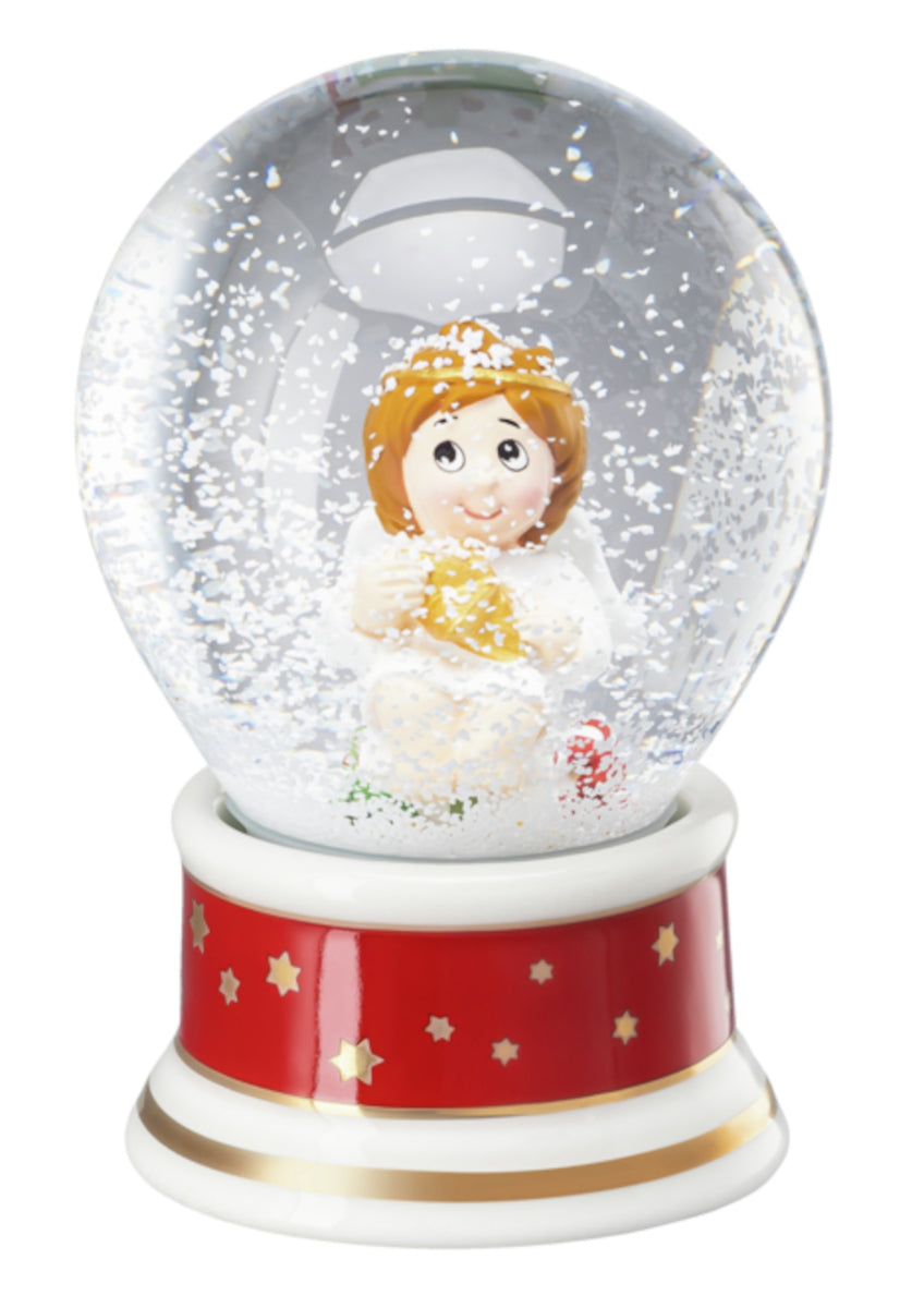 Hutschenreuther Sammelserie 2023 Am Weihnachtsbaum Schneekugel Freisteller