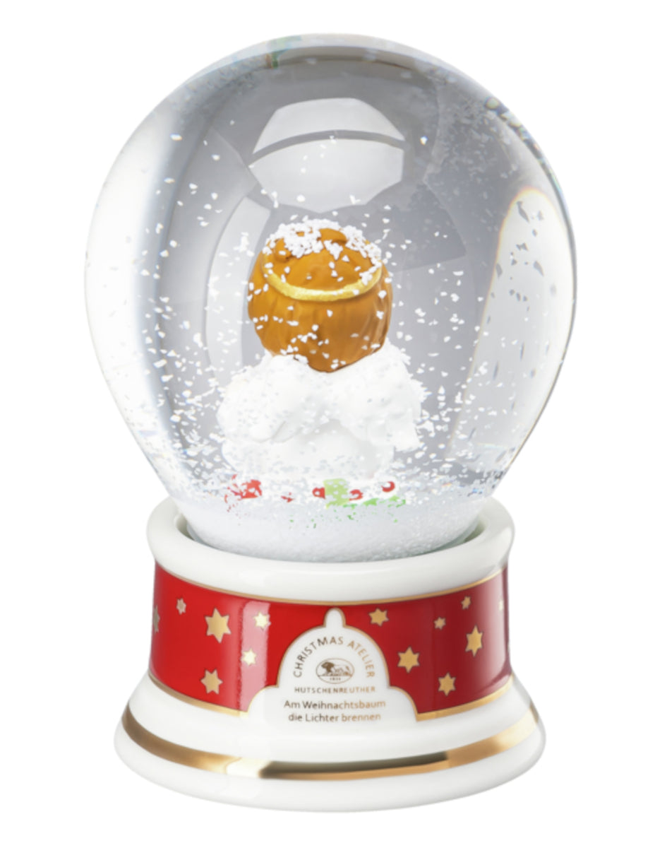 Hutschenreuther Sammelserie 2023 Am Weihnachtsbaum Schneekugel Freisteller