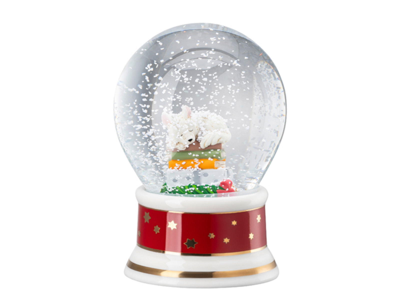 Hutschenreuther Sammelserie 2025 Alle Jahre wieder Schneekugel Freisteller 1