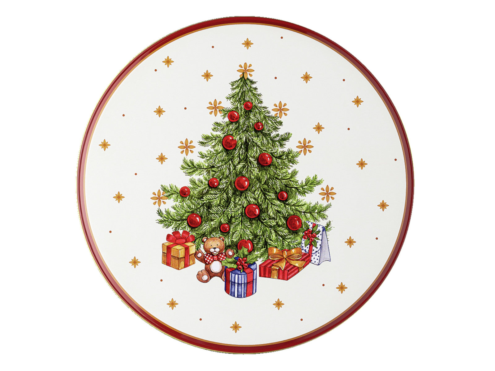 Hutschenreuther Happy Wintertime Plätzchendose groß von oben Freisteller