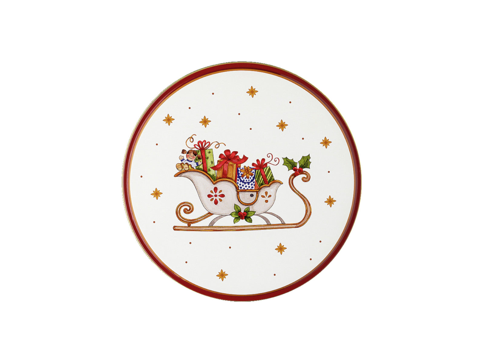 Hutschenreuther Happy Wintertime Plätzchendose klein von oben Freisteller