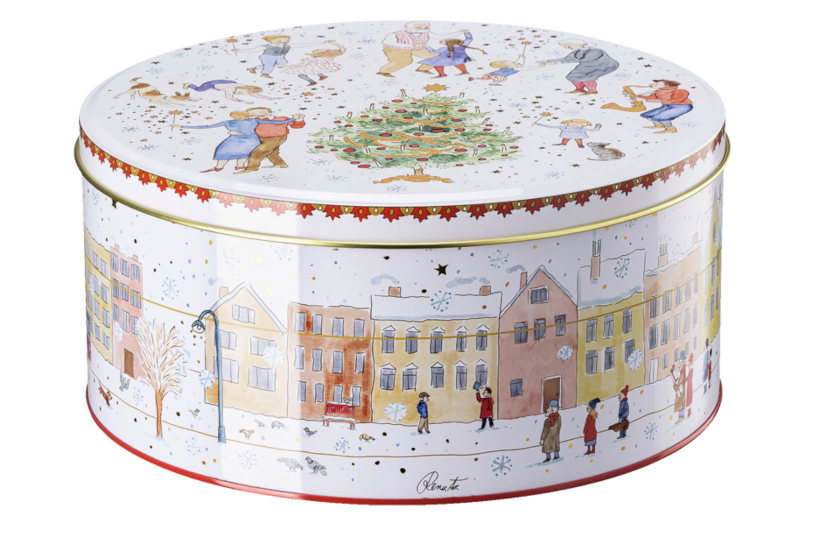 Hutschenreuther Sammelkollektion 2023 Weihnachtsklänge Plätzchendosen Set3 Freisteller