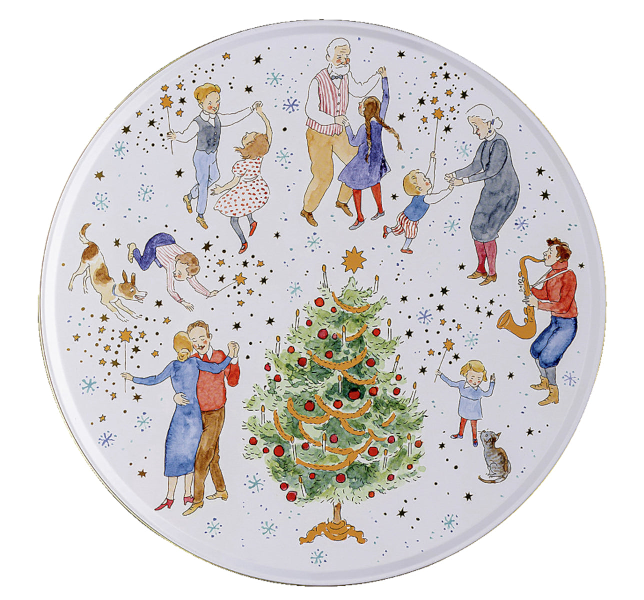 Hutschenreuther Sammelkollektion 2023 Weihnachtsklänge Plätzchendosen Set3 Freisteller